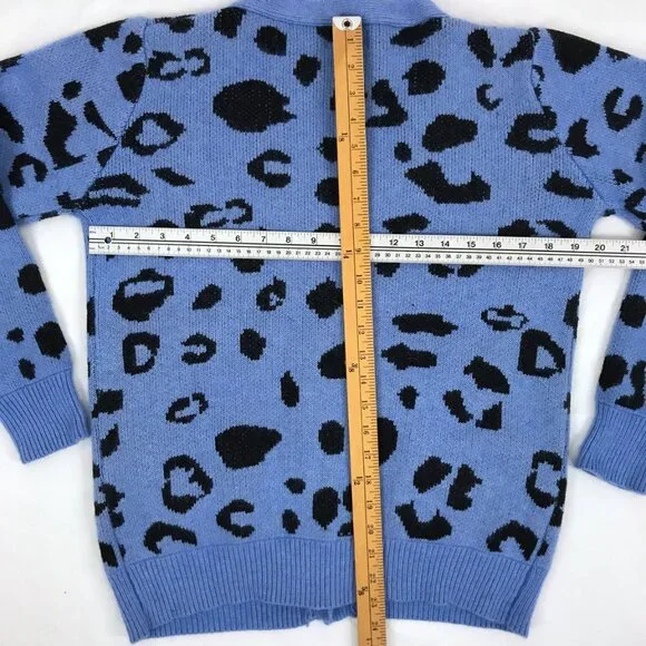 Leopard Cardigan Sweater Chloe Sevigny for Opening Ceremony - Picture 8 of 9